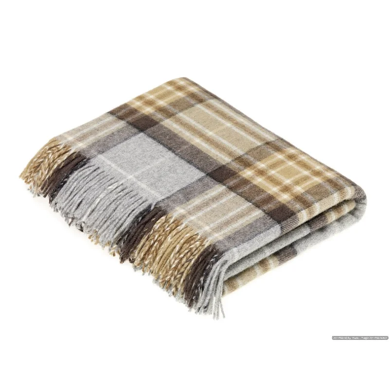 Mc'Kellar - Merino Lambswool Throw Blanket - Made in UK