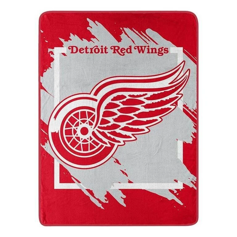 NHL Detroit Red Wings Dimensional Micro Raschel Throw Blanket