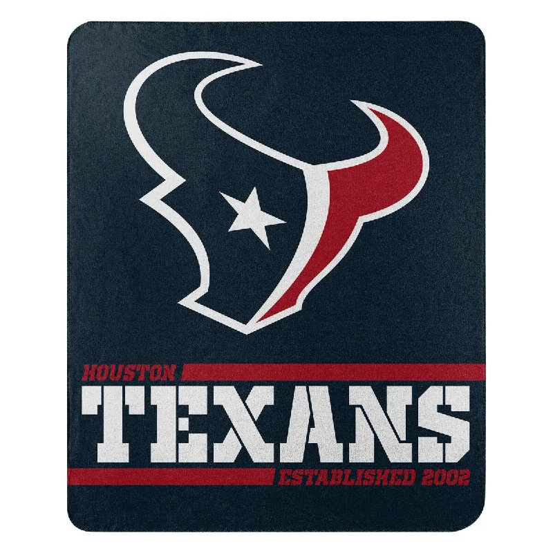 The Northwest Company Houston Texans Fleece Throw , Blue