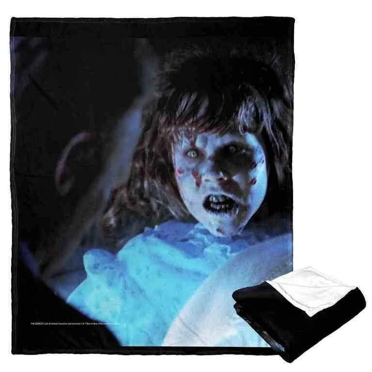 Warner Brothers The Exorcist I'm Not Regan Silk Touch Throw Blanket