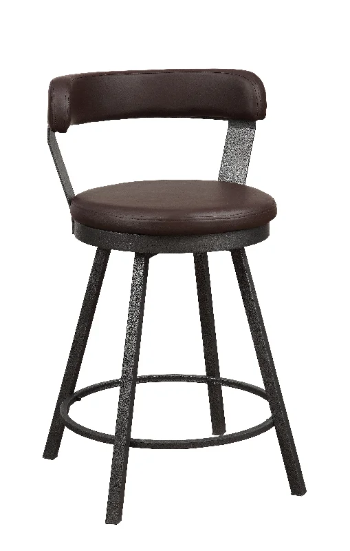 Drai Counter Height Stool - Brown