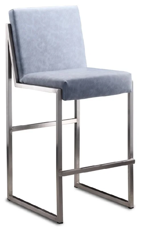 Glenda Counter Height Stool - Light Blue