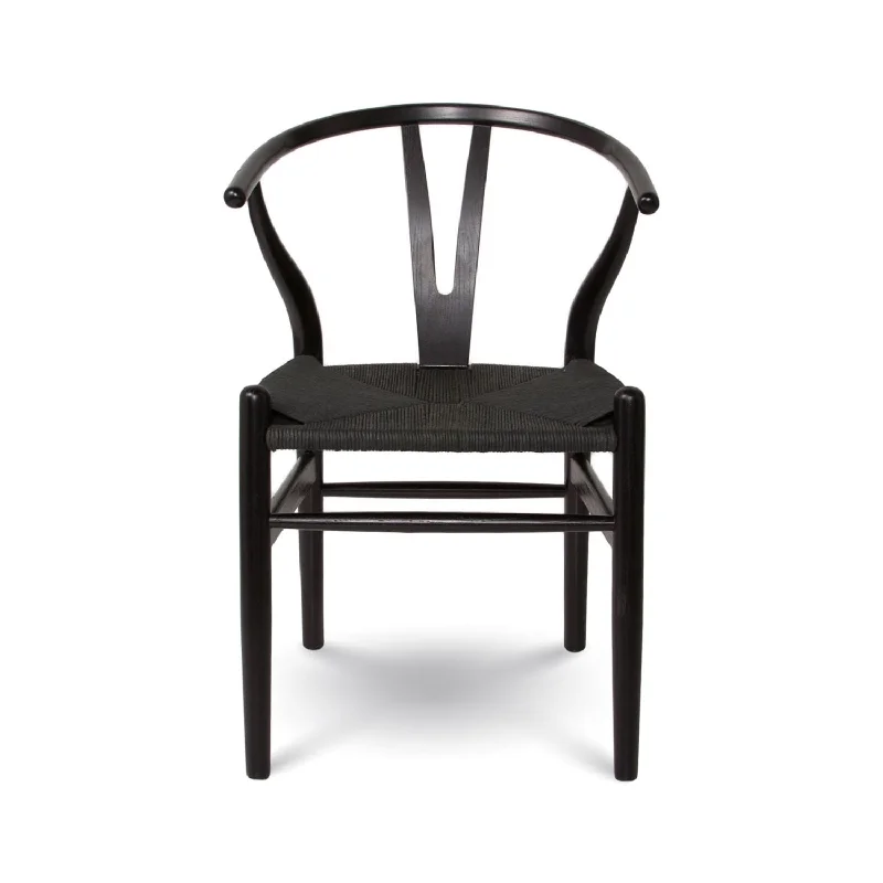 Jessbul Wishbone Dining Chair - Matte Black