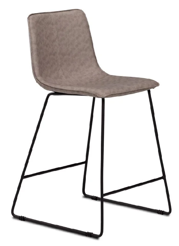 Leo II Counter Height Stool - Grey