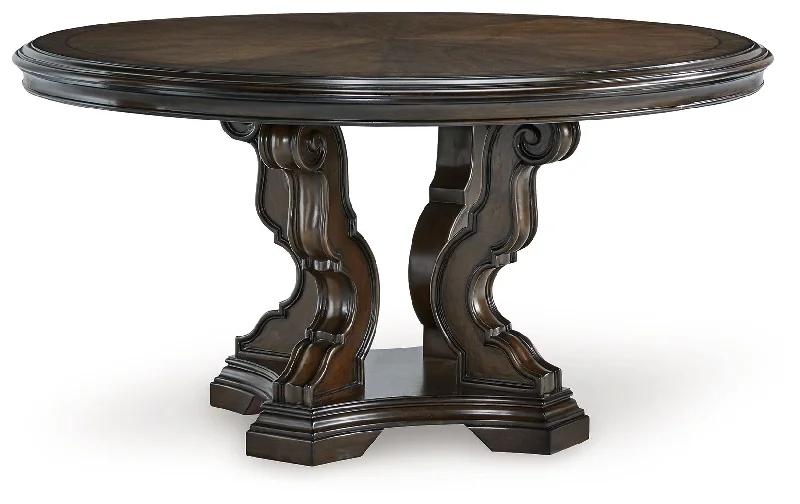 Maylee - Dark Brown - Dining Table