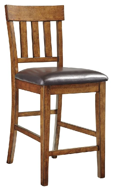 Ralene - Medium Brown - Upholstered Barstool (Set of 2)