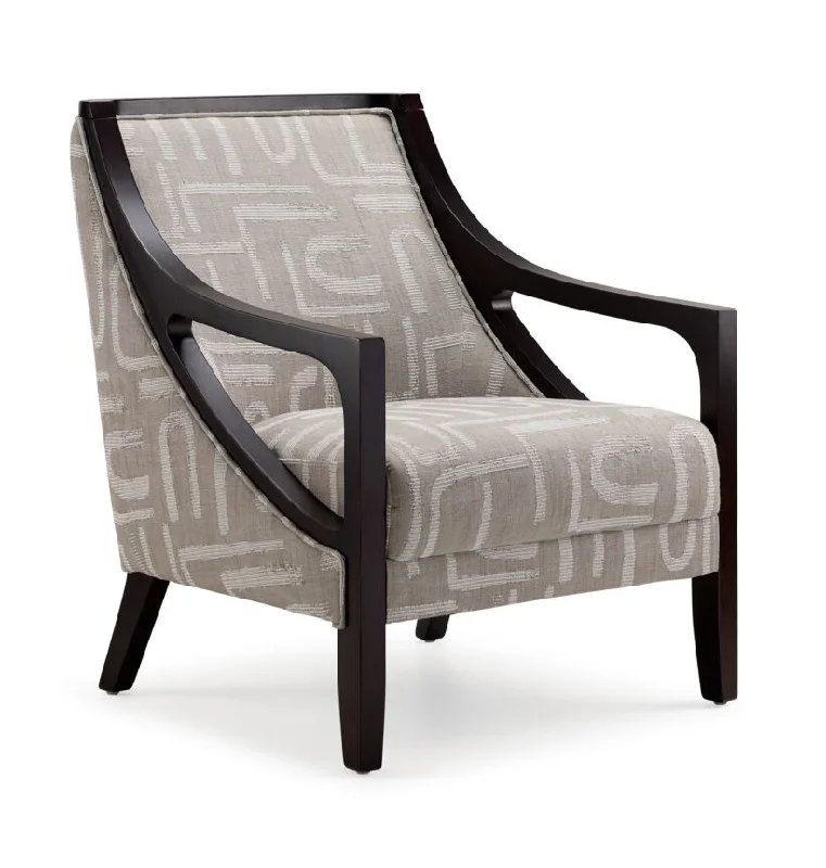 Samara Accent Chair - Beige and Brown