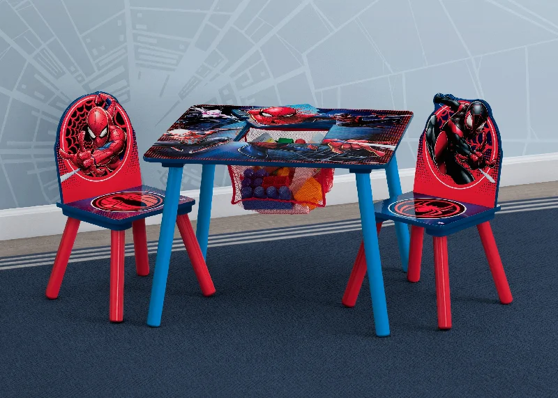 Spider-Man Table and Chair Set With Storage