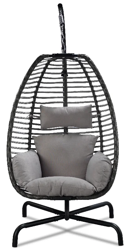 Yara Outdoor Hanging Egg Chair - Grey