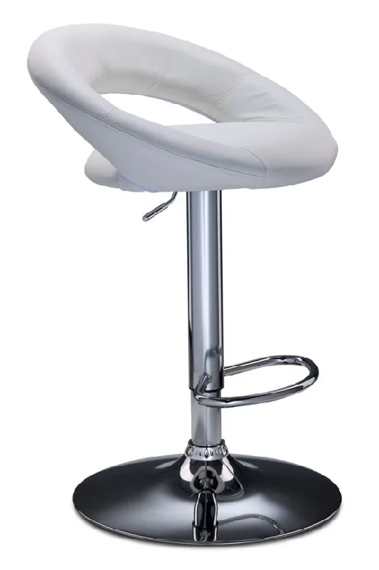 Zoe Bar Height Stool - White