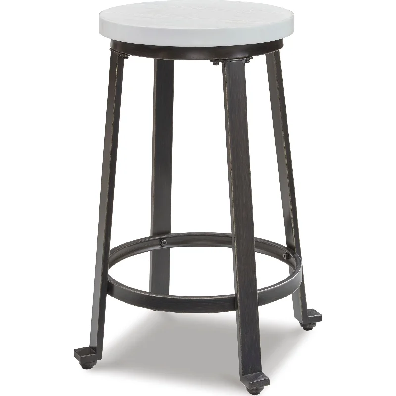 Challiman Counter Height Stool - Vintage White - (D307-224)