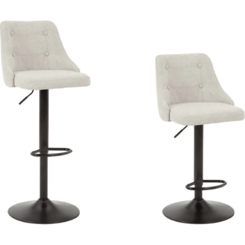 Gaddison Bar Stool - Beige/Black - (D122-330)