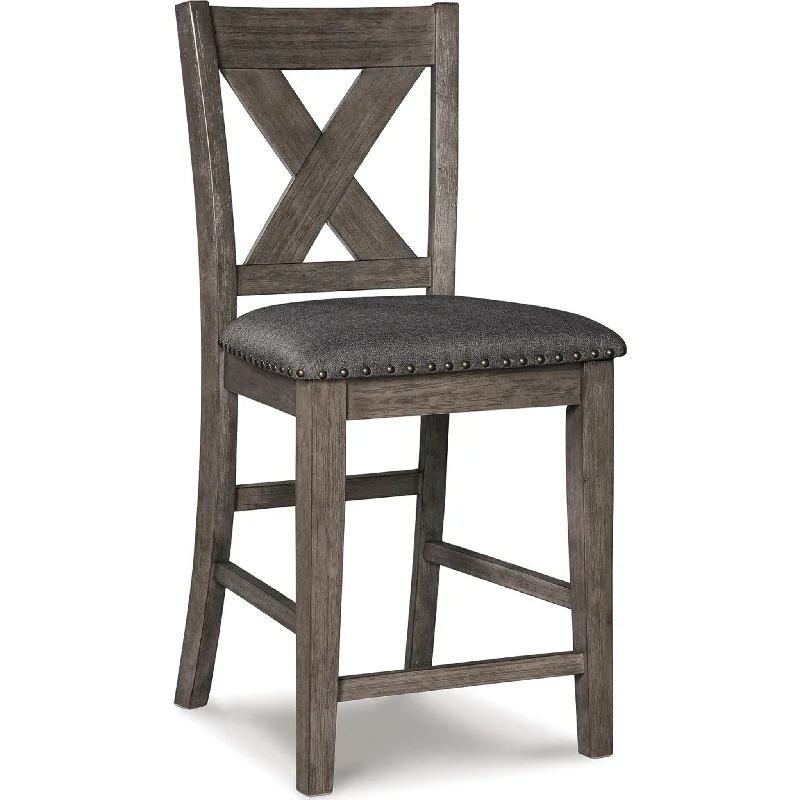 Caitbrook Counter Height Stool - Gray - (D388-124)