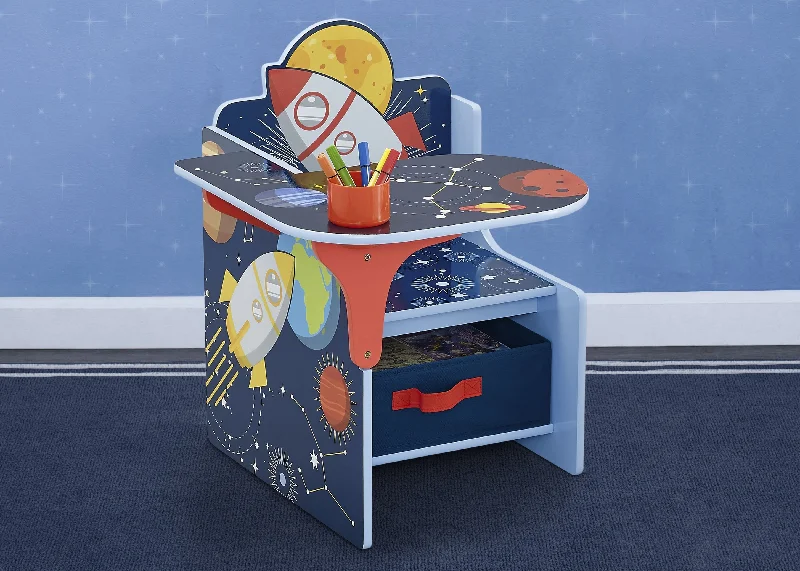 Space Adventures Chair Desk with Storage Bin