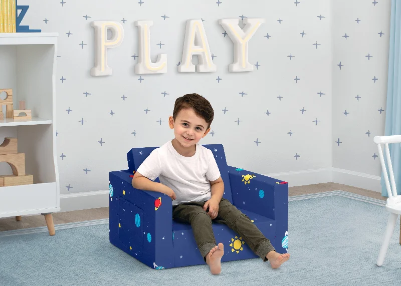 Spaceship Cozee Flip Out Chair - 2-in-1 Convertible Chair to Lounger for Kids