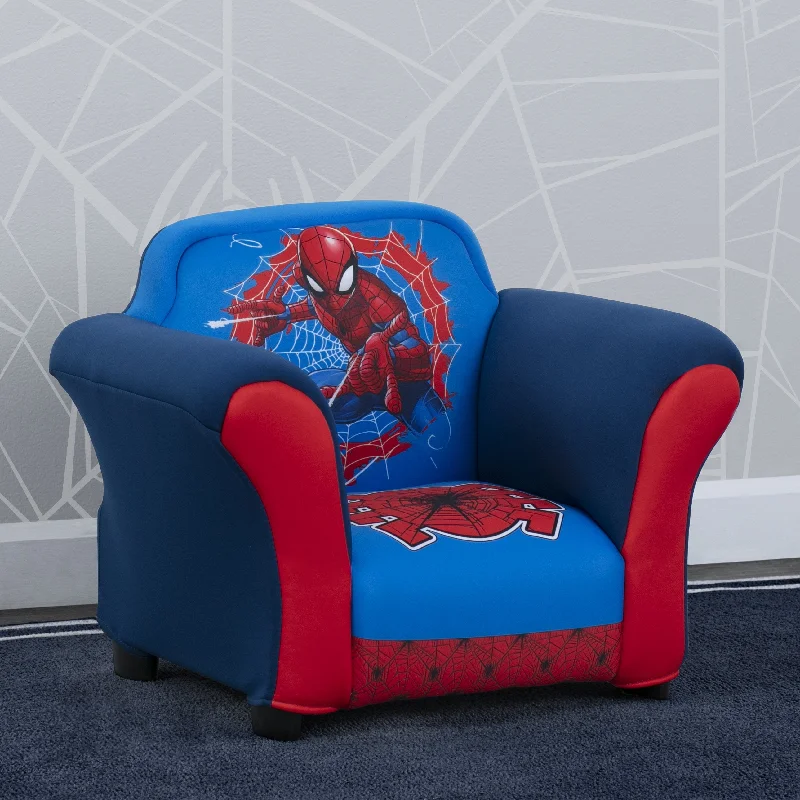 Spider-Man Upholstered Chair with Sculpted Plastic Frame