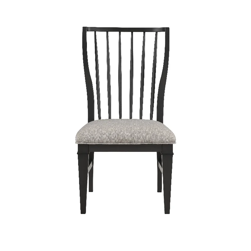 Subway Tile Side Chair Black