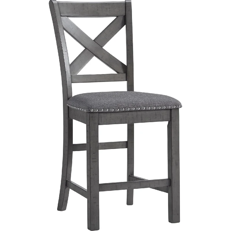 Myshanna Counter Height Stool - Gray - (D629-124)