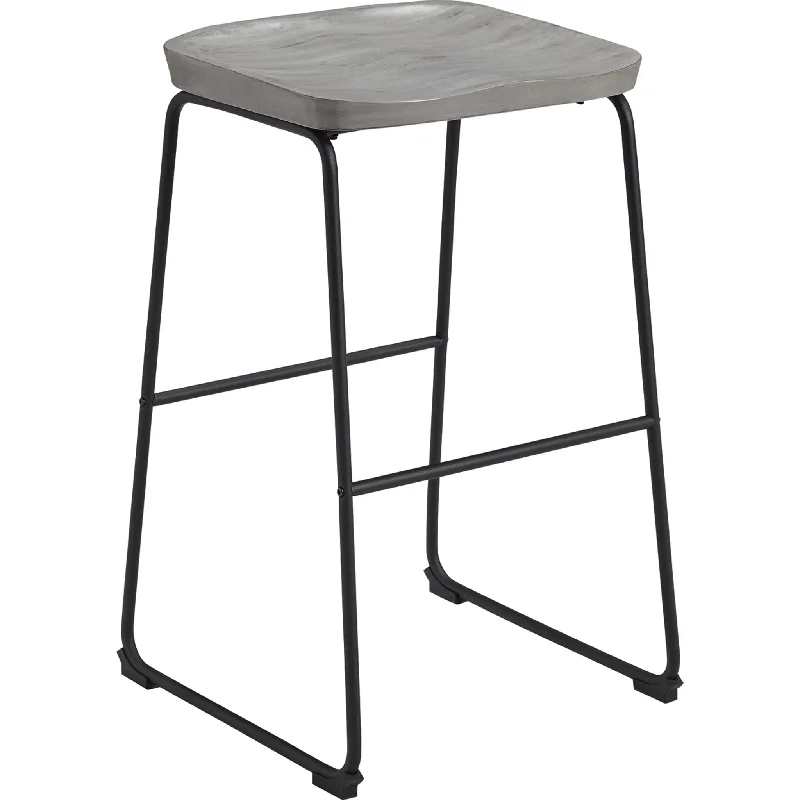 Naples Bar Stool - Gray/Black - (D205-030)