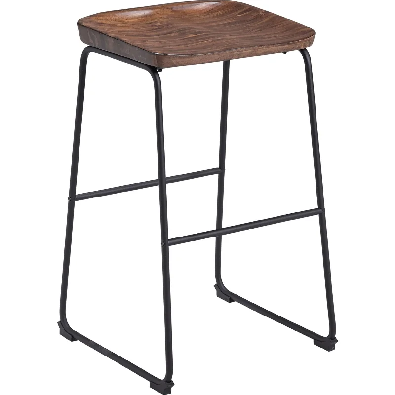 Naples Bar Stool - Brown/Black - (D205-230)