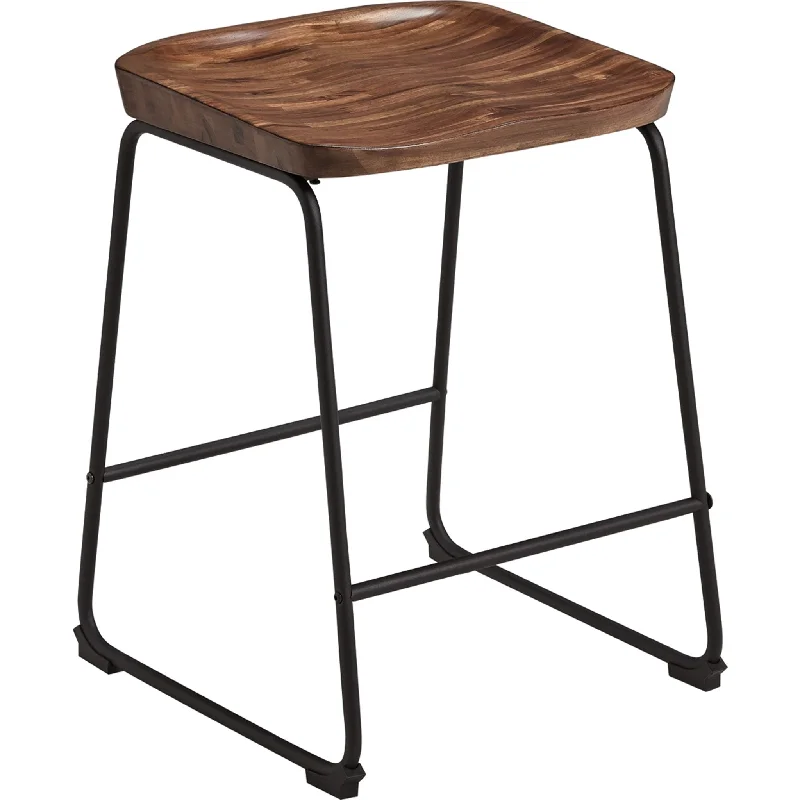 Naples Bar Stool - Brown/Black - (D205-224)