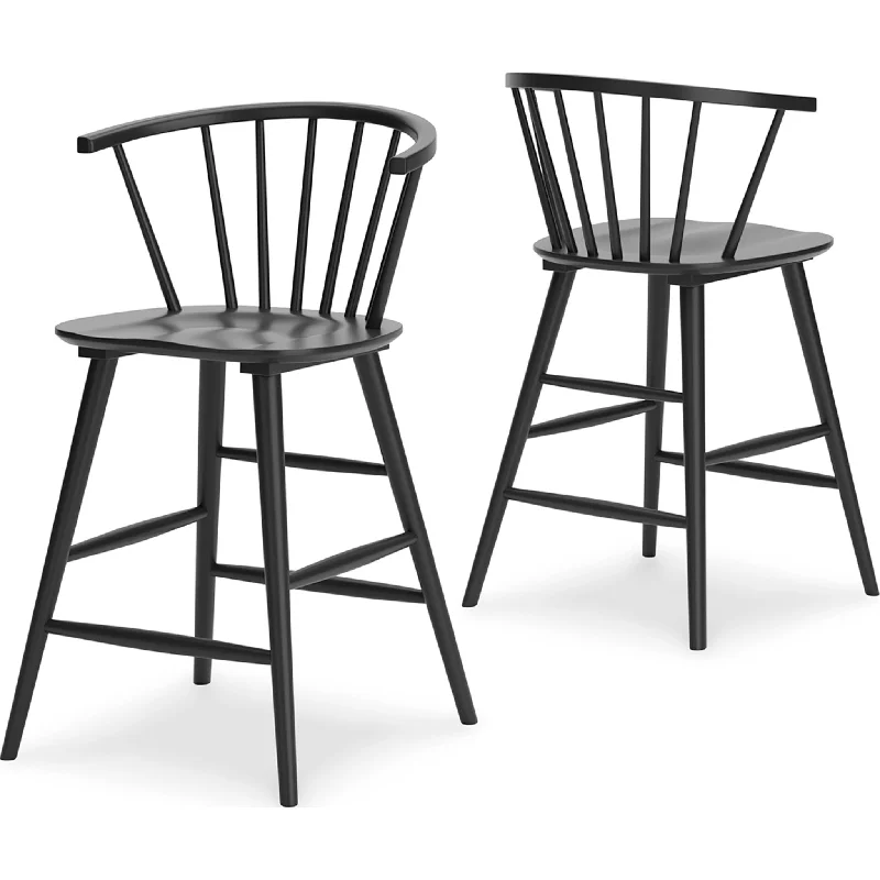 Otaska Bar Stool - Black - (D406-224)