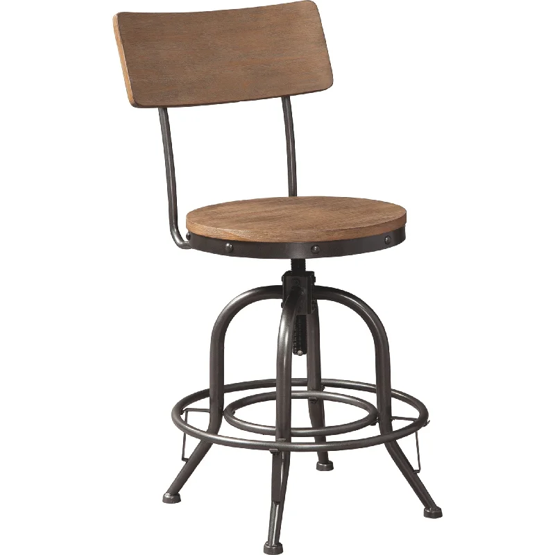 Pinnadel Bar Stool - Light Brown - (D542-324)