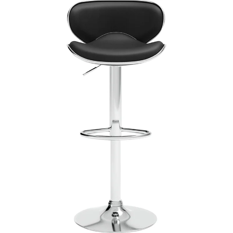 Pollzen Adjustable Height Stool - Black - (D121-530)