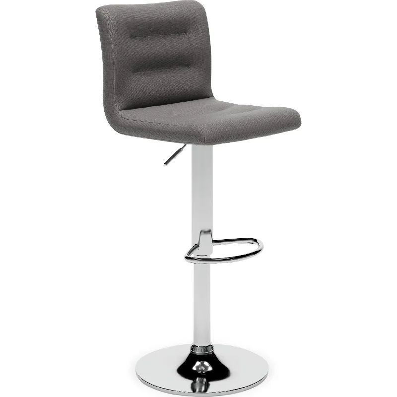 Pollzen Adjustable Height Stool - Gray - (D121-830)