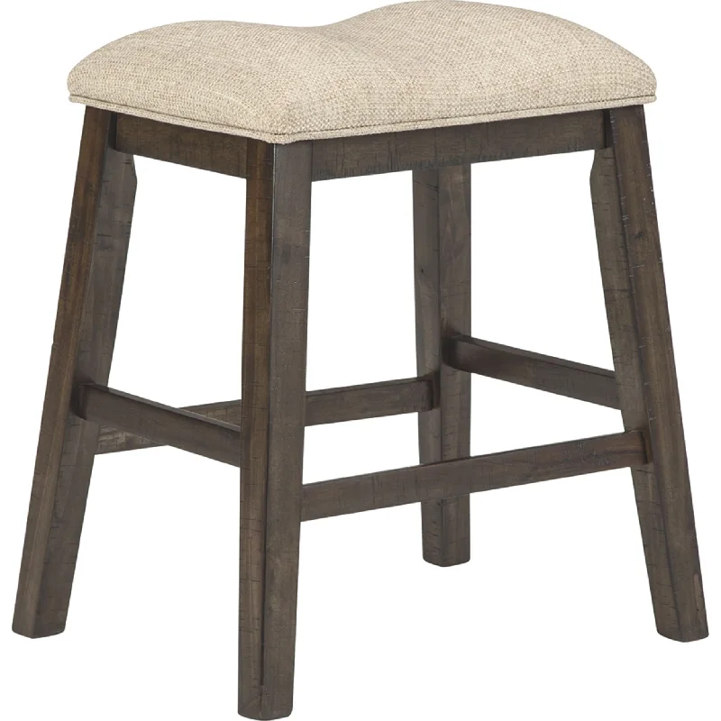 Rokane Counter Height Stool - Light Brown - (D397-024)