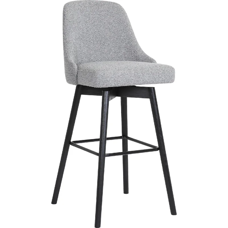 Sicily Counter Height Stool - Grey/Black - (LCSIBABLKGRYF26)