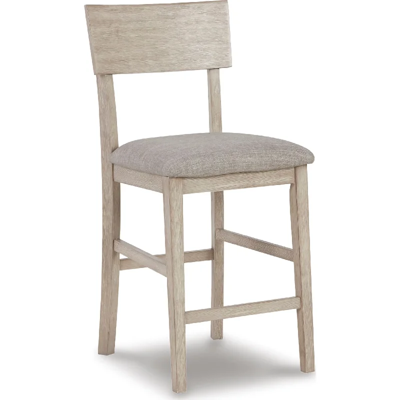 Waylowe Counter Height Stool - Natural - (D201-124)