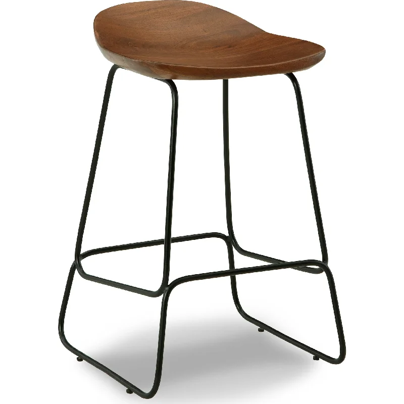 Wilinruck Counter Height Stool - Brown/Black - (D402-024)